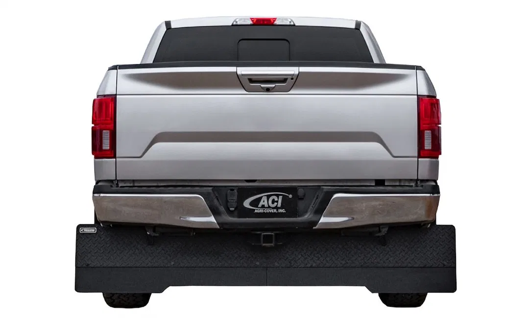 H2010119 – ACCESS Mud Flap, Direct-Fit Set Of 2 Flat With Logo Diamond Mist Black Composite Rubber Screw On With Anti...